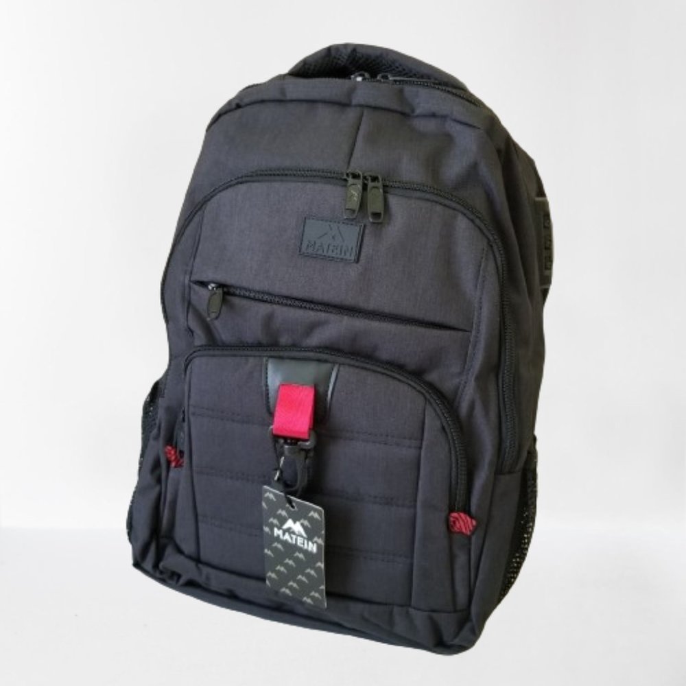 NWT! Lightweight Backpack w/USB Cord/Luggage Strap/Anti-Theft Lock